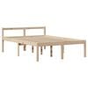 vidaXL Cama con estantería sin colchón madera maciza de pino 160x200cm