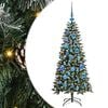 vidaXL &Aacute;rbol de Navidad artificial Verde 120 cm PVC, pl&aacute;stico y acero