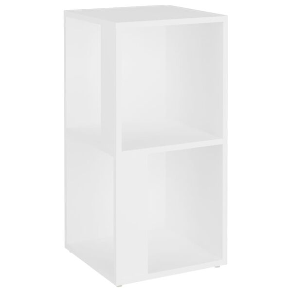 vidaXL Armario esquinero madera contrachapada blanco 33x33x67cm