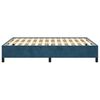 vidaXL Estructura de cama sin colchón terciopelo azul oscuro 140x200cm