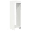 vidaXL Soporte de plantas Blanco 30 x 30 x 100 cm Madera de ingenier&iacute;a