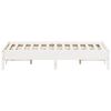 vidaXL Estructura de cama sin colch&oacute;n madera de pino blanca 140x190 cm