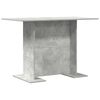 vidaXL Mesa de Comedor Gris hormigón 110 x 60 x 75 cm