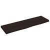 vidaXL Encimera de ba&ntilde;o madera tratada marr&oacute;n oscuro 100x30x(2-4) cm