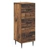 vidaXL Cajonera Madera envejecida 33 x 34,5 x 89,5 cm