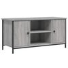 vidaXL Mueble de TV madera contrachapada gris Sonoma 100x40x50 cm