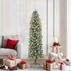 vidaXL &Aacute;rbol Navide&ntilde;o Artificial Delgado con 300 LED Verde y 180 cm