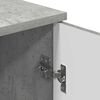 vidaXL Gabinete de Baño con puerta Gris Concreto 30 x 31,5 x 61 cm