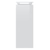 vidaXL Mesa consola madera contrachapada blanco brillante 102x30x80 cm