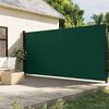 vidaXL Toldo lateral retr&aacute;ctil verde oscuro 200x300 cm