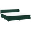vidaXL Cama box spring con colchones terciopelo verde oscuro 200x210cm