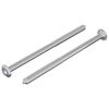 vidaXL Tornillo 2 pcs Plateado M6 x 100 mm Acero