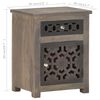 vidaXL Mesita de noche de madera maciza de mango 40x30x50 cm