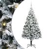 vidaXL &Aacute;rbol de Navidad artificial 210 cm PVC y Acero y Pl&aacute;stico