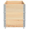 vidaXL Jardinera de madera maciza de pino 150x50 cm