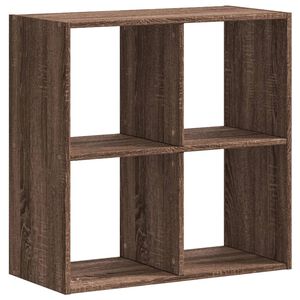 vidaXL Estanter&iacute;a de madera ingenier&iacute;a marr&oacute;n roble 68,5x32x68,5 cm