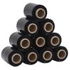vidaXL Film estirable 10 pcs negra 23 &micro;m 10 cm x 300 m