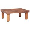 vidaXL Mesa de centro madera maciza de caoba 60x45x23 cm