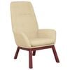 vidaXL Sill&oacute;n de relax de tela color crema