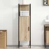 vidaXL Gabinete de Ba&ntilde;o Beige 33 x 33 x 120,5 cm Madera contrachapada