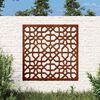 vidaXL Adorno de pared de jard&iacute;n acero corten dise&ntilde;o morisco 55x55 cm