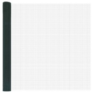 vidaXL Cerca de Alambre Soldado Verde 1.5 x 10 m Acero
