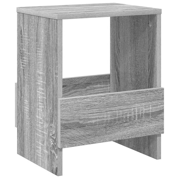 vidaXL Estante de revistas Gris Sonoma 35 x 30 x 45 cm