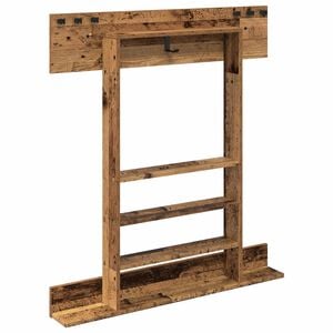 vidaXL soporte para tacos de billar Madera de ingenier&iacute;a