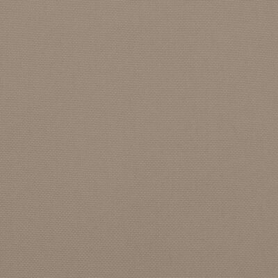vidaXL Cojín de tumbona de tela Oxford gris taupé 200x60x3 cm