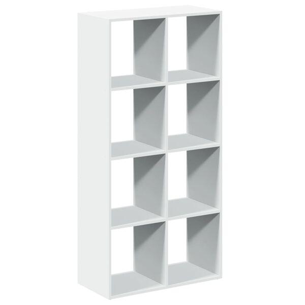 vidaXL Librer&iacute;a biombo blanco 69,5x29x137,5 cm madera de ingenier&iacute;a