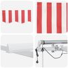 vidaXL Toldo Retr&aacute;ctil Rojo y 350 x 250 cm Poli&eacute;ster y metal