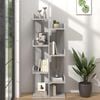 vidaXL Estanter&iacute;a madera contrachapada gris Sonoma 48x25,5x140 cm