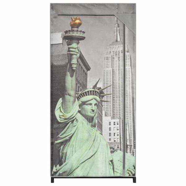 vidaXL Armario de tela New York 75x45x160 cm