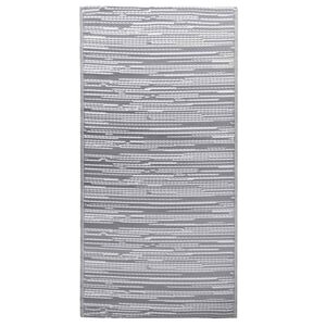 vidaXL Alfombra de exterior PP ARAKIL gris 120x180 cm