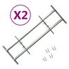 vidaXL Rejas de seguridad de ventana ajustables 2 uds 1000-1500 mm