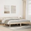 vidaXL Cama extralarga sin colch&oacute;n madera maciza de pino 180x210 cm