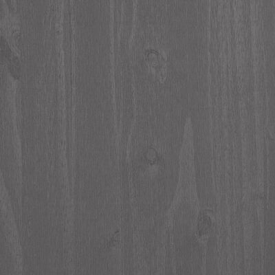 vidaXL Zapatero HAMAR madera maciza pino gris claro 59,5x35x117 cm