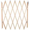 FLAMINGO Barrera extensible para perros Mont madera 107x83 cm