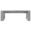 vidaXL Mesa de centro madera de ingenier&iacute;a gris hormig&oacute;n 102x50x35 cm