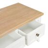 vidaXL Mueble para TV de madera blanco 100x35x35 cm