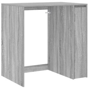 vidaXL Armario para lavadora con puerta Gris Sonoma 87 x 60 x 89 cm