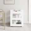 vidaXL Carrito de cocina madera contrachapada blanco 60x45x80 cm