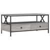 vidaXL Mesa de centro madera de ingenier&iacute;a gris Sonoma 100x51x45 cm