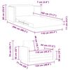 vidaXL Sof&aacute; cama 110cm Gris Claro tela