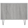 vidaXL Mesa de centro madera contrachapada gris Sonoma 102x50x40 cm