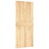 vidaXL Puerta NARVIK Natural 90 x 210 cm Madera de Pino S&oacute;lido