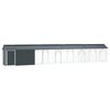vidaXL Jaula para Aves Antracita 844 x 103 x 142 cm Acero Galvanizado
