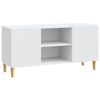 vidaXL Mueble de TV 102 x 34,5 x 50 cm Blanco Madera de ingenier&iacute;a