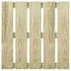 vidaXL Baldosas de porche 18 unidades madera verde 50x50 cm