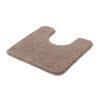 Kleine Wolke Alfombra de ba&ntilde;o con pedestal Relax gris taupe 55x55 cm